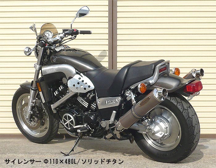 YAMAHA V-MAX1200 軽量マフラー ZEEX SO デュアル|テックサーフ